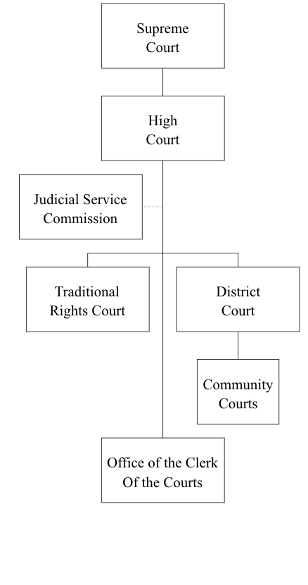Organizational Chart for the RMI Judiciary